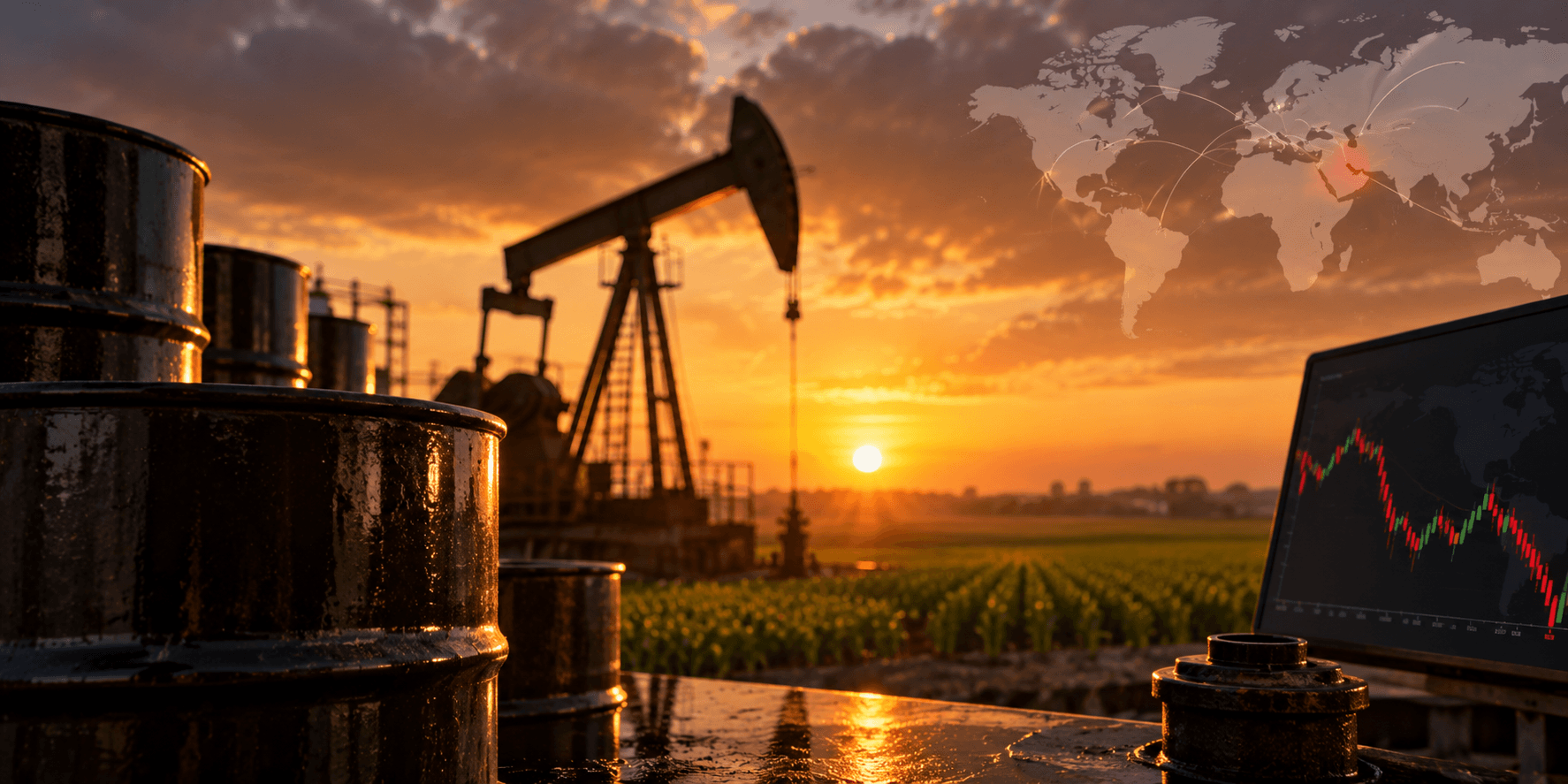 Petróleo disparou 6% com ameaça ao Irã, mas novas sanções fizeram mercado recuar: o que muda para o agro?